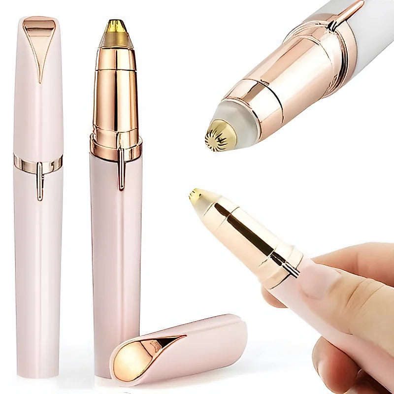 Rechargeable Electric Flawless Eyebrow Depilator Pen With Usb