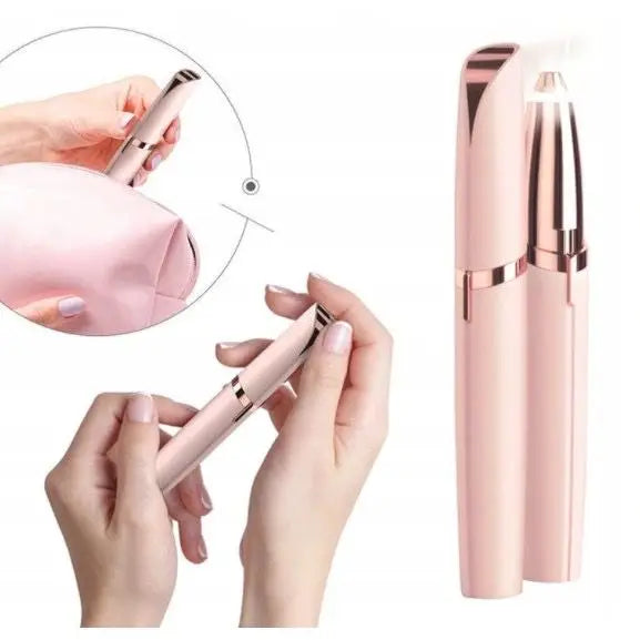 Rechargeable Electric Flawless Eyebrow Depilator Pen With Usb