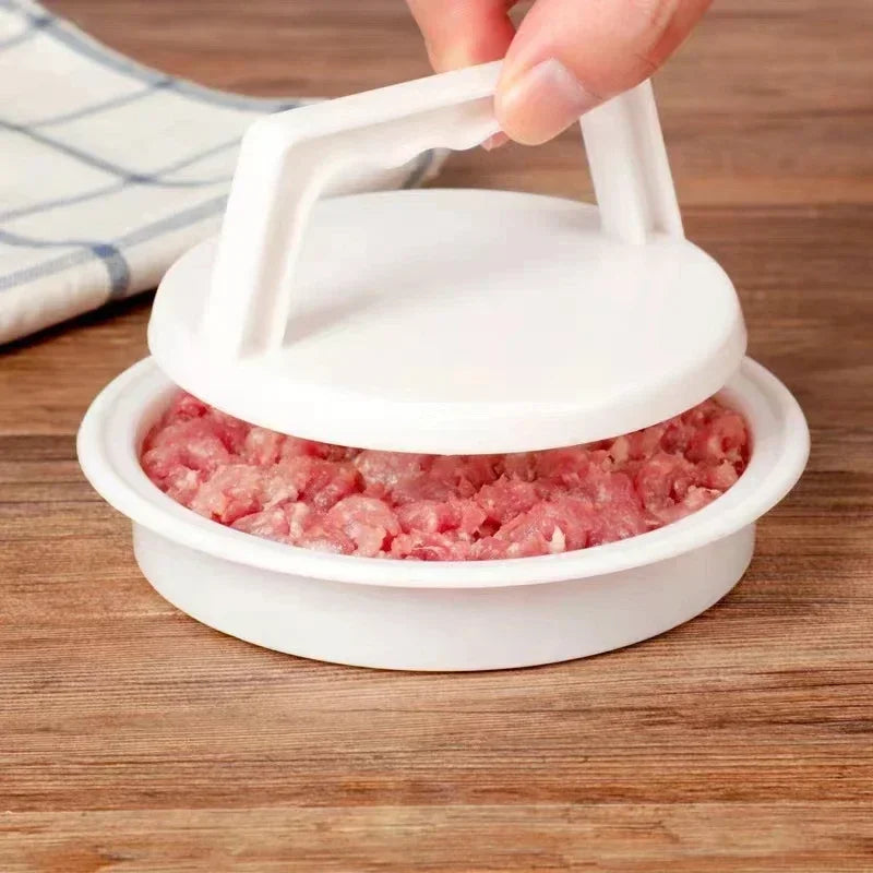 3 In 1 Round Shape Non-Stick Stuffed Hamburger Mold Beef Veggie Hamburger Meat Press Making Meat Presses Blotting Oil Paper