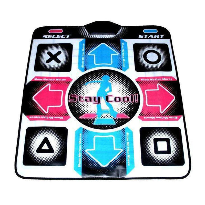 USB Wired Dance Mats Non-Slip Dancing Pad Foot Print Moves Step Arcade Game Fitness Dancer Blanket for PC Laptop Video Games