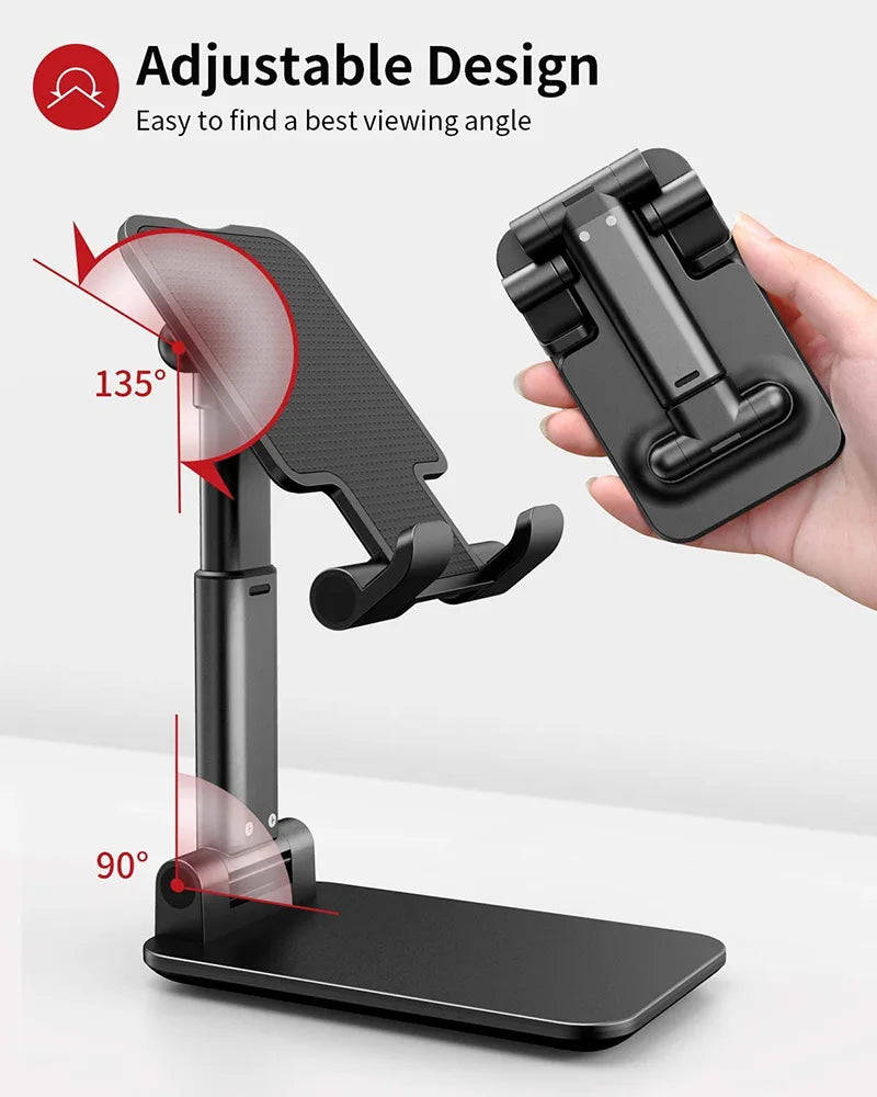 Mobile Phone Stand Desktop Lazy Bedside Universal Universal Support Stand Foldable and Hoisting Multi-Function Telescopic Adjust