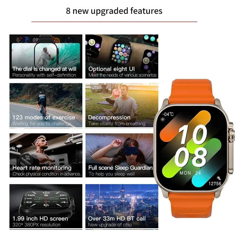 RELÓGIO Smartwatch T900 U2 Unissex